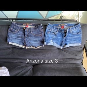 Arizona Jean shorts size 3